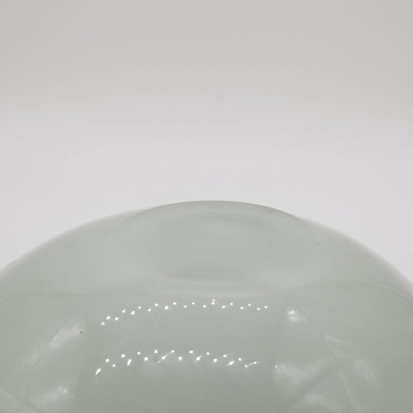 Art Glass Ash Tray Green White Gold Flecks - Picture 13 of 13